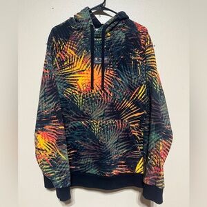 Under Armour Men’s Tropical Palm Print Pullover Hoodie Sweatshirt large
